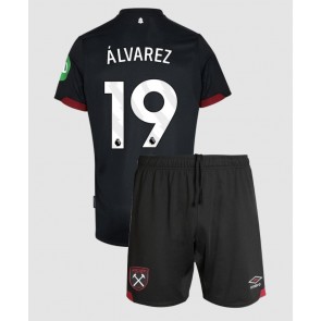 West Ham United Edson Alvarez #19 Gostujuci Dres za Dječji 2024-25 Kratak Rukavima (+ kratke hlače)